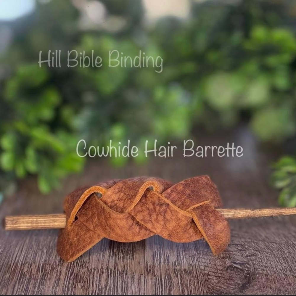 Leather Hair Barrette